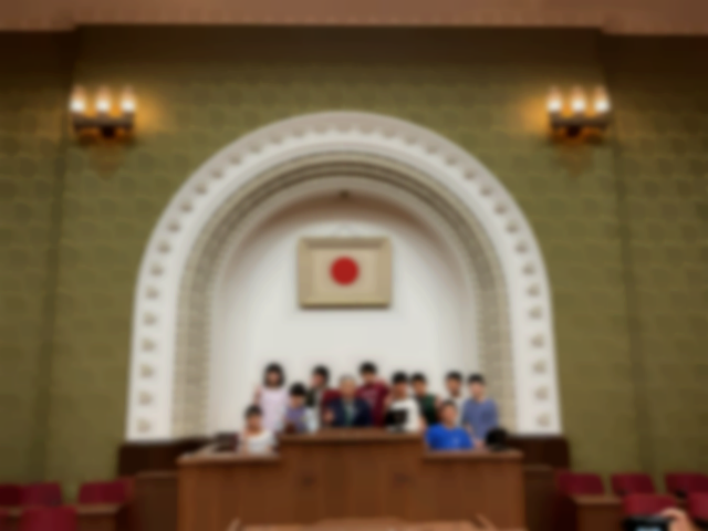 議長と記念撮影②