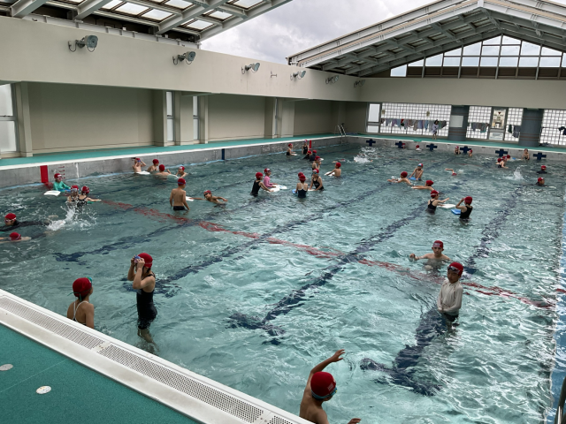 水泳学習スタート