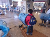 大好きな空気砲、今年は自分でできました！