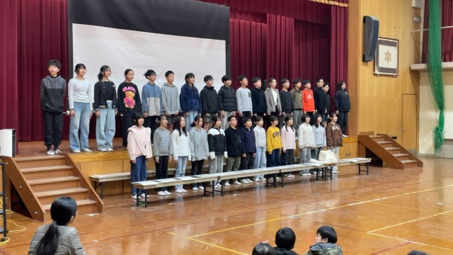 ６年生を送る会