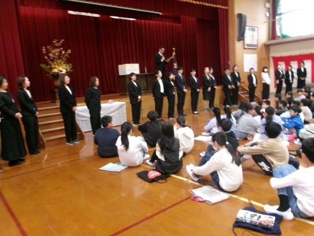 教職員の担当発表