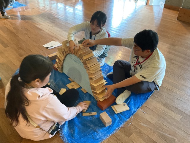 アーチ作り