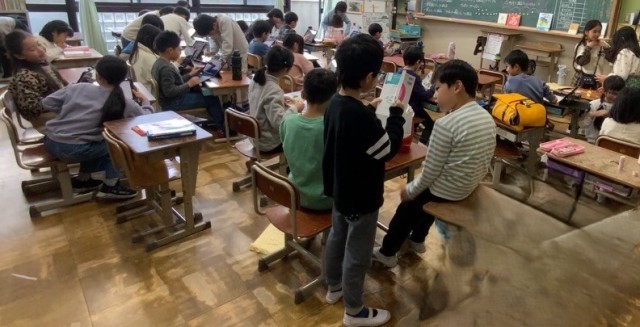 割当のない休み時間の様子