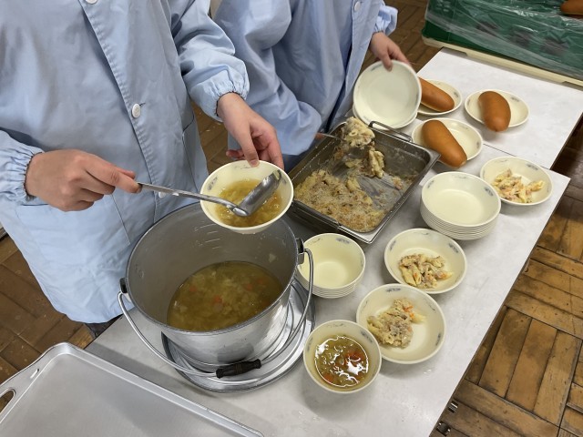 配膳の達人６年生