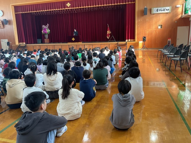 ５年生の凛々しい後ろ姿