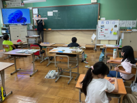 食の学習の様子