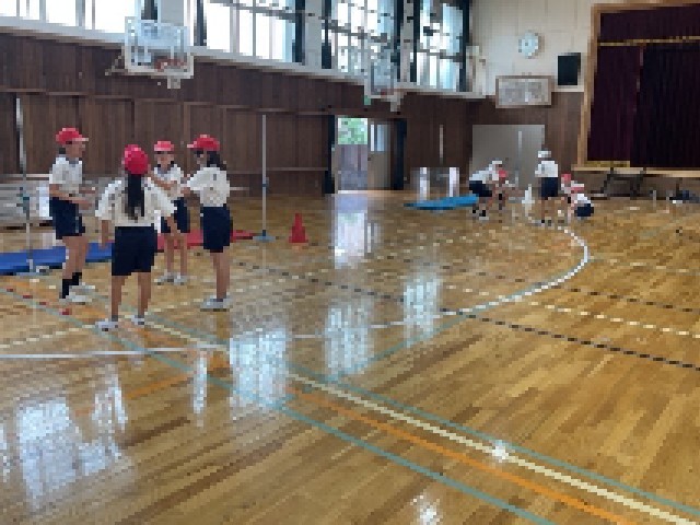 みんなで準備体操！