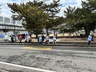 宮島散策に出発