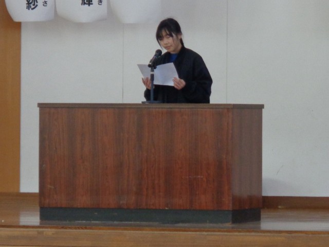 ６年４組「傷跡を残さないために」