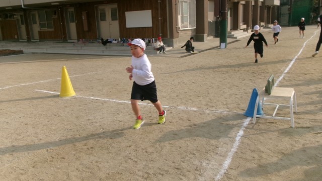 楽な息のしかたを見つけて走っています！