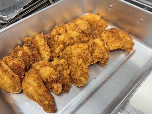 クラスの人数分きれいに並べて届けました