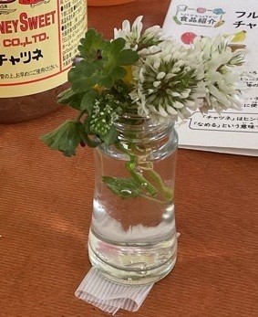 こどもたちがくれたシロツメクサの花束