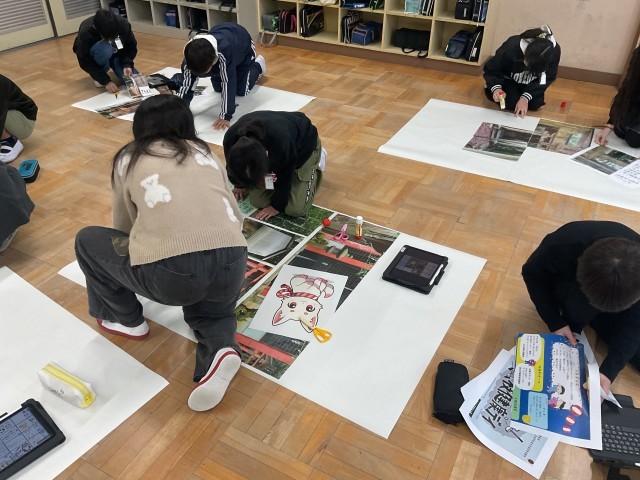 区役所展示に向けての準備