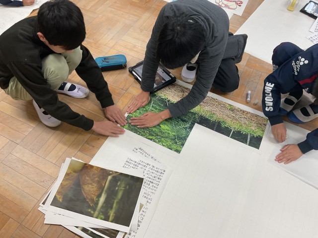 区役所展示に向けての準備