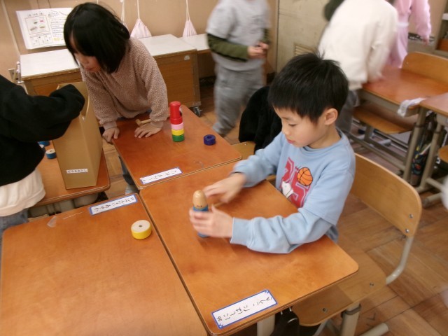 だるま落とし、できるかな？