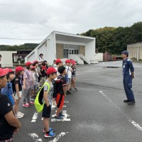 職員の方にあいさつをしました。