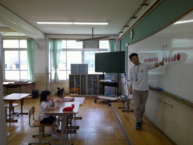 １年生の学習風景