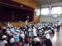 出発式の様子