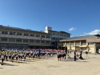 全校練習の様子