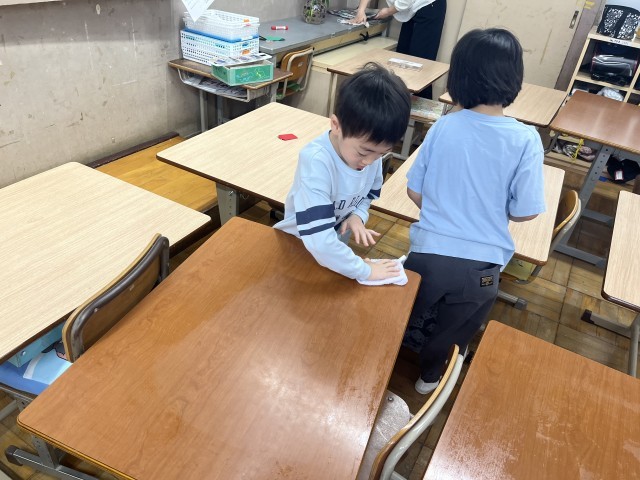 大そうじの様子