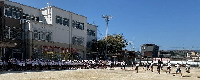 応援合戦の練習
