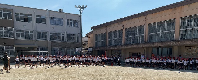 応援合戦の練習