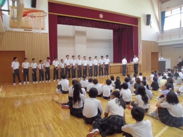 部活動表彰