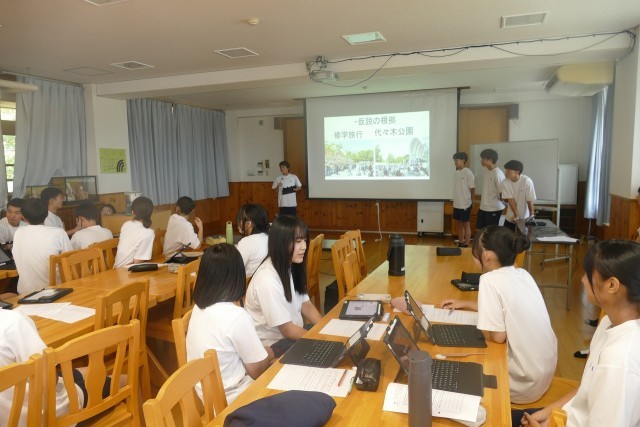 本会場での様子。