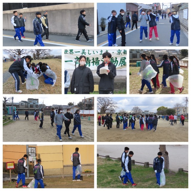 南区一斉清掃の様子１