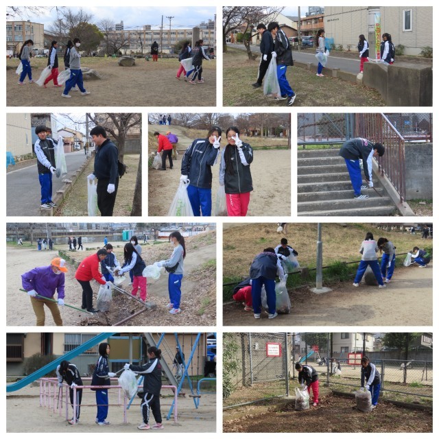 南区一斉清掃の様子２