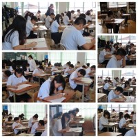 １年生テストの様子