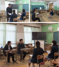 面接練習時の様子