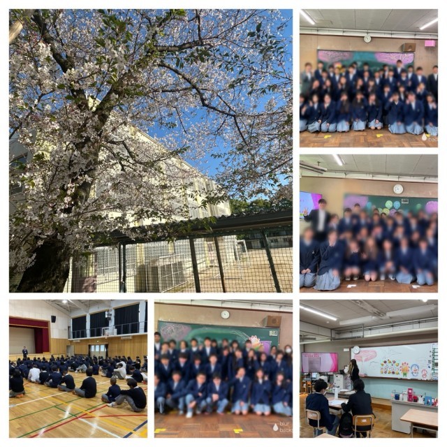 昨日の学活や本日の学年集会の様子です