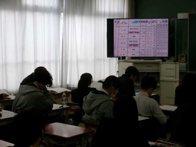 公立高校の入学者募集に関する説明