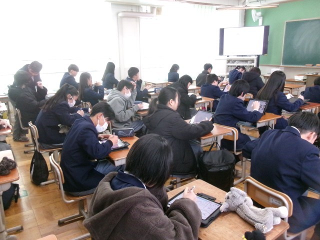 個人でマッピングに取り組む様子