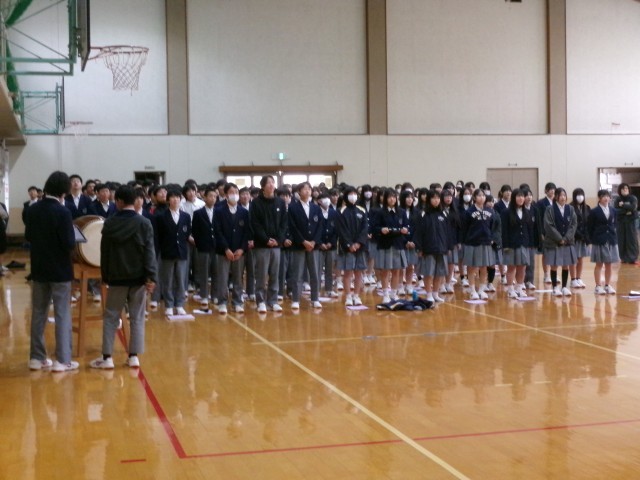 群読の練習の様子