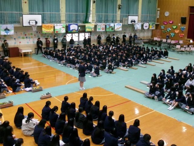 生徒会長の挨拶