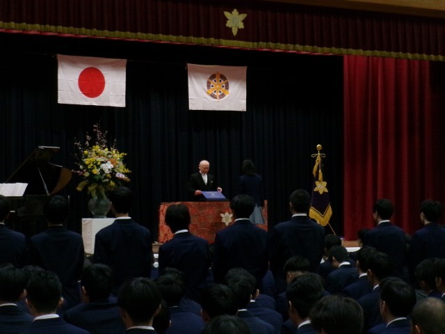 代表授与の様子