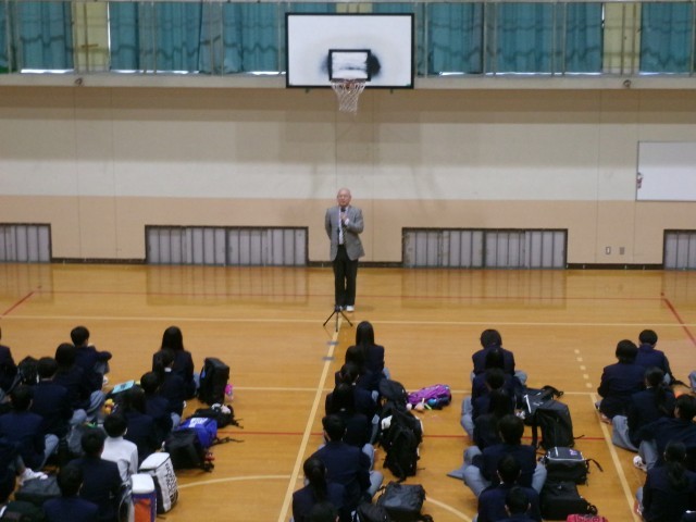 校長先生の挨拶