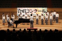 ３年生のクラス合唱の様子