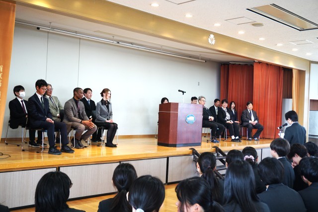 代表生徒のお礼の言葉