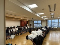 メモリアルホールでの交流の様子①