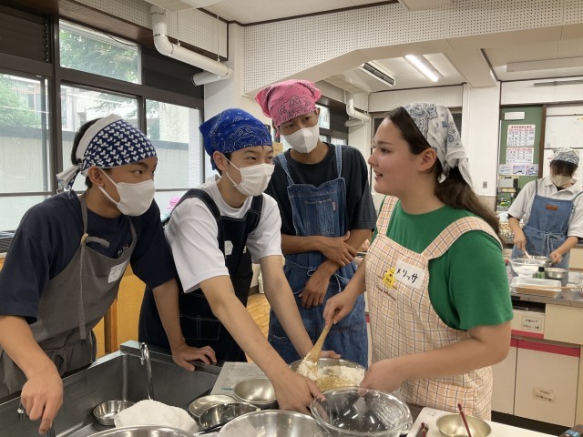 家庭科授業の様子