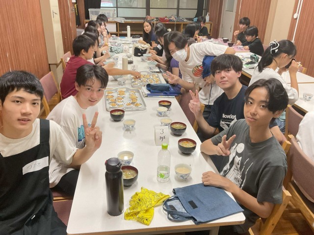 調理実習　実食です