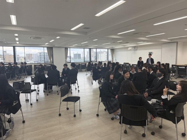 リズムゲームの様子(１組)