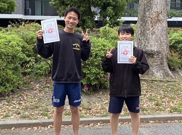 入賞した3年生の2名