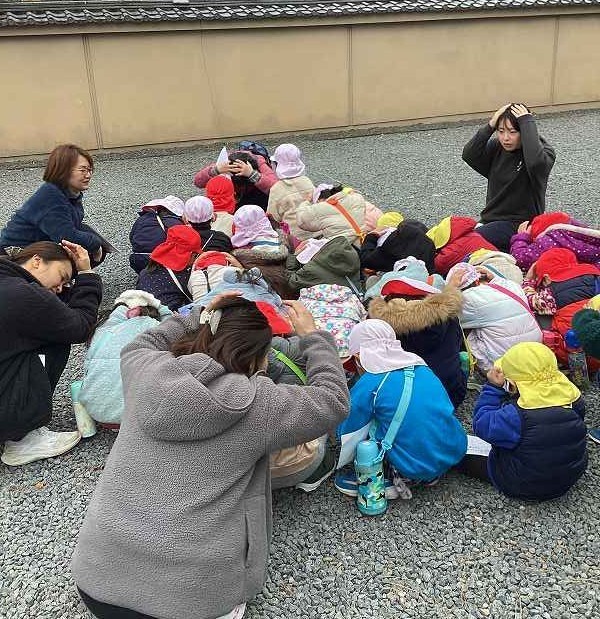 避難訓練の様子